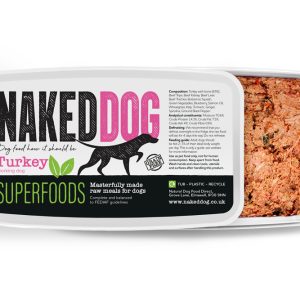 Naked Dog with Superfoods Turkey 1kg