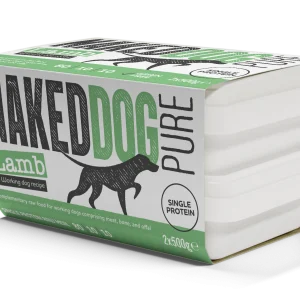 NAKEDDOG Pure Working Dog Lamb 2x500g