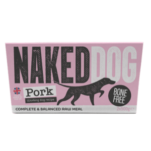 NAKEDDOG Original Working Dog Bone Free Pork 2x500g