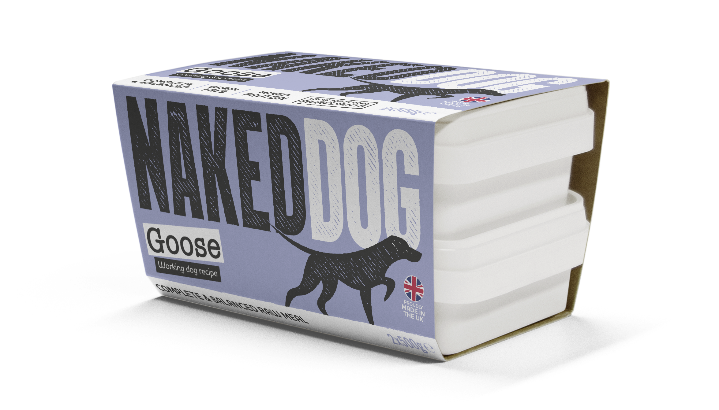 NAKEDDOG Original Working Dog Goose 2x500g