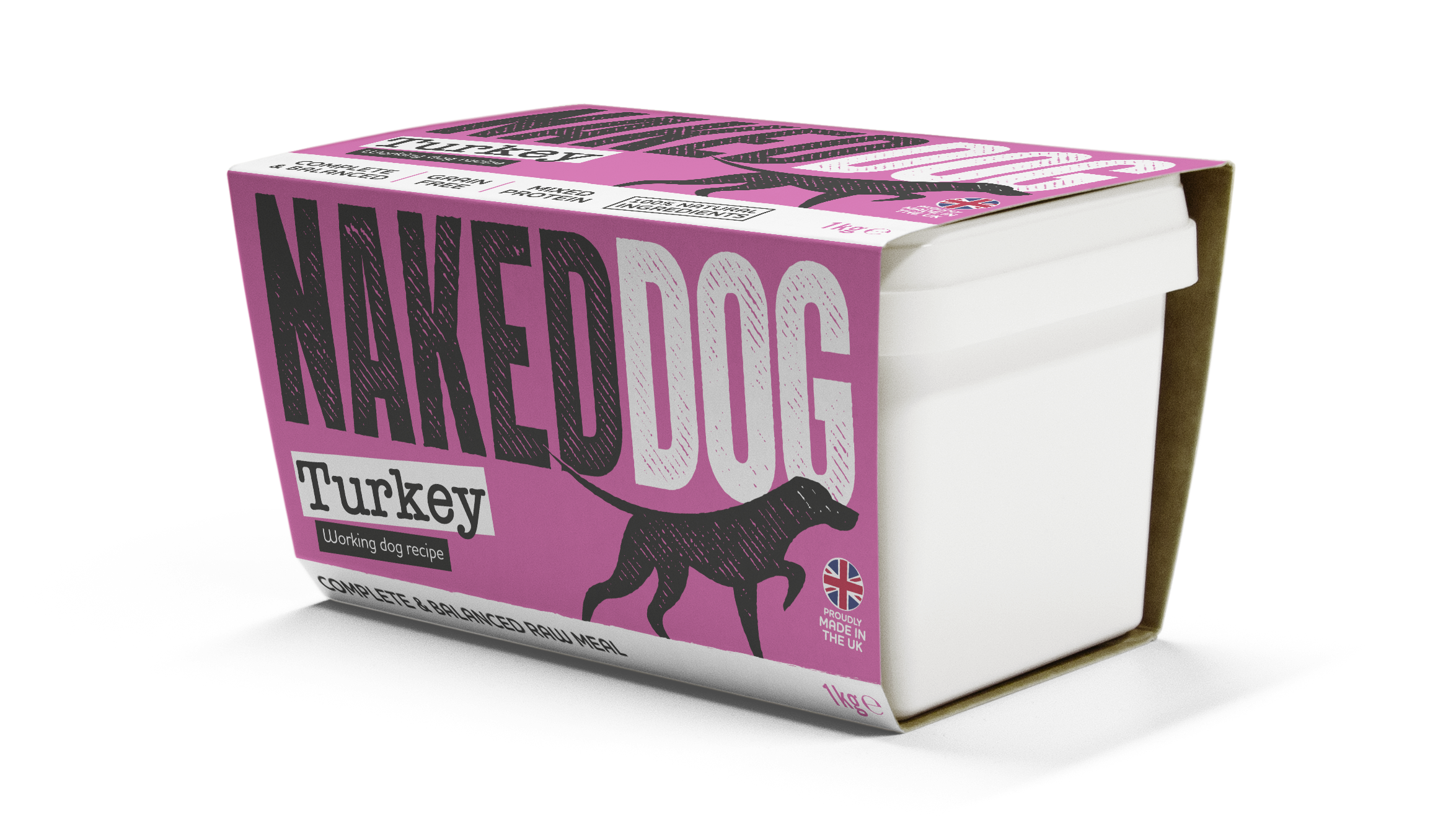 NAKEDDOG Original Working Dog Turkey 1kg
