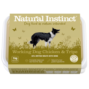 Natural Instinct Raw Chicken Tripe Working Dog Food