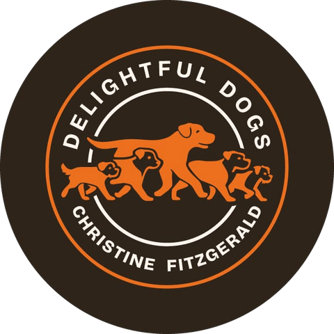 Delightful Dogs, Christine Fitzgerald — dog trainer logo
